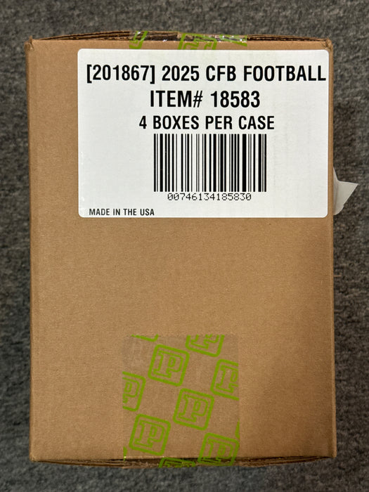 2025 Panini National Treasures Collegiate Football Hobby Box (Sealed Case, 4 Box)