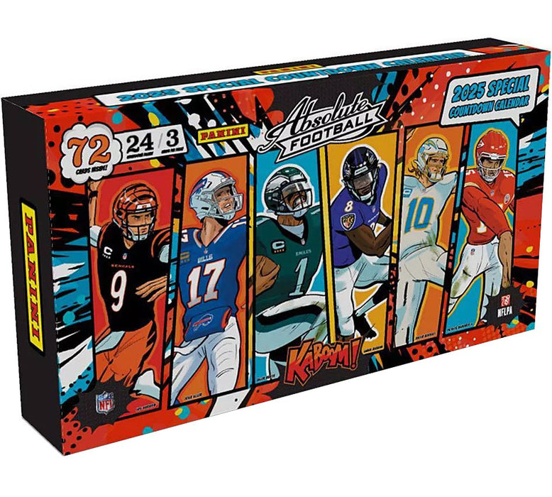 2025 Panini Absolute Football Countdown Calendar Box