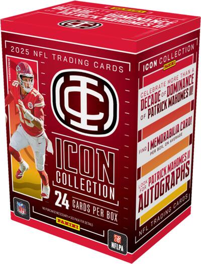 2025 Panini Mahomes Icon Collection Football Blaster Box