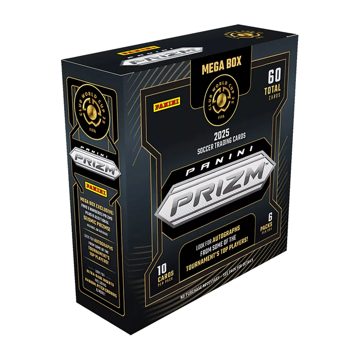 2025 Panini Prizm FIFA Club World Cup Soccer Mega Box