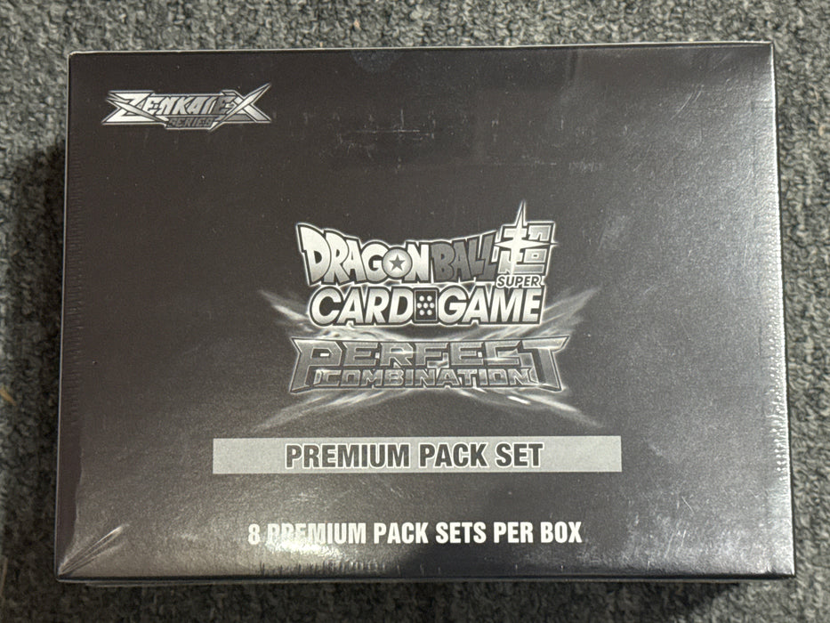 Dragon Ball Super: Perfect Combination Premium Pack Set (Sealed Display, 8 Premium Pack Sets)