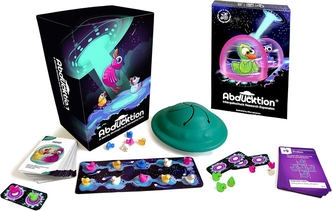 Abducktion: Base Game + IntergalacDuck Expansion