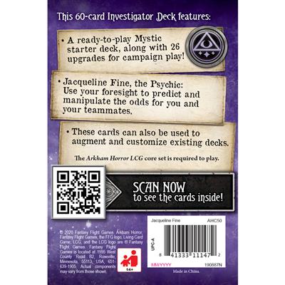 Arkham Horror: The Card Game - Jacqueline Fine: Investigator Starter Deck