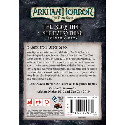 Arkham Horror: The Card Game - The Blob that Ate Everything: Scenario Pack