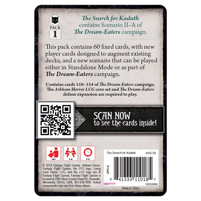 Arkham Horror: The Card Game - The Search for Kadath Mythos Pack