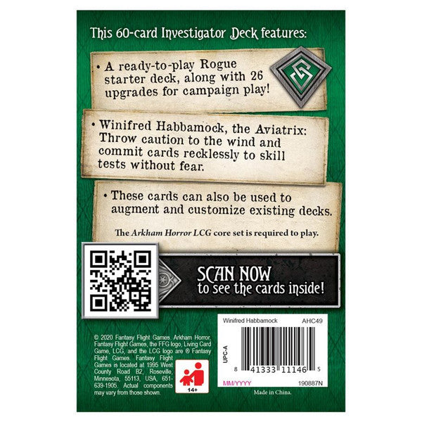 Arkham Horror: The Card Game - Winifred Habbamock Investigator Starter Deck