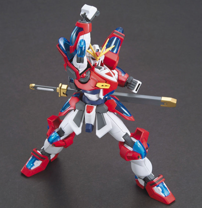 Bandai 1/144 HGBF #43 Kamiki Burning Gundam "Gundam Build Fighters Try" Model Kit