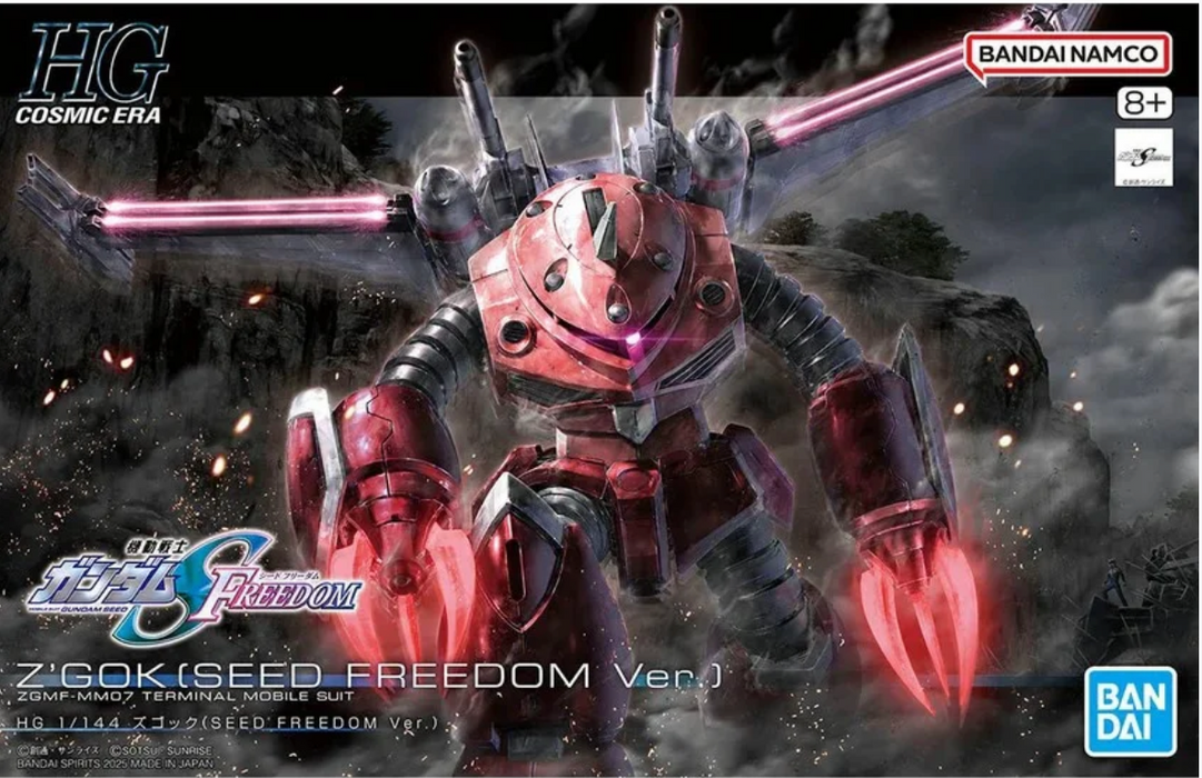 Bandai 1/144 HGCE ZGMF-MM07 Z’Gok "Gundam SEED Freedom" Model Kit