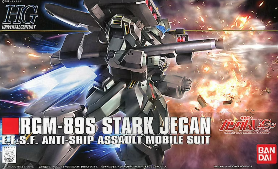 Bandai 1/144 HGUC #104 RGM-89S Stark Jegan "Gundam UC" Model Kit