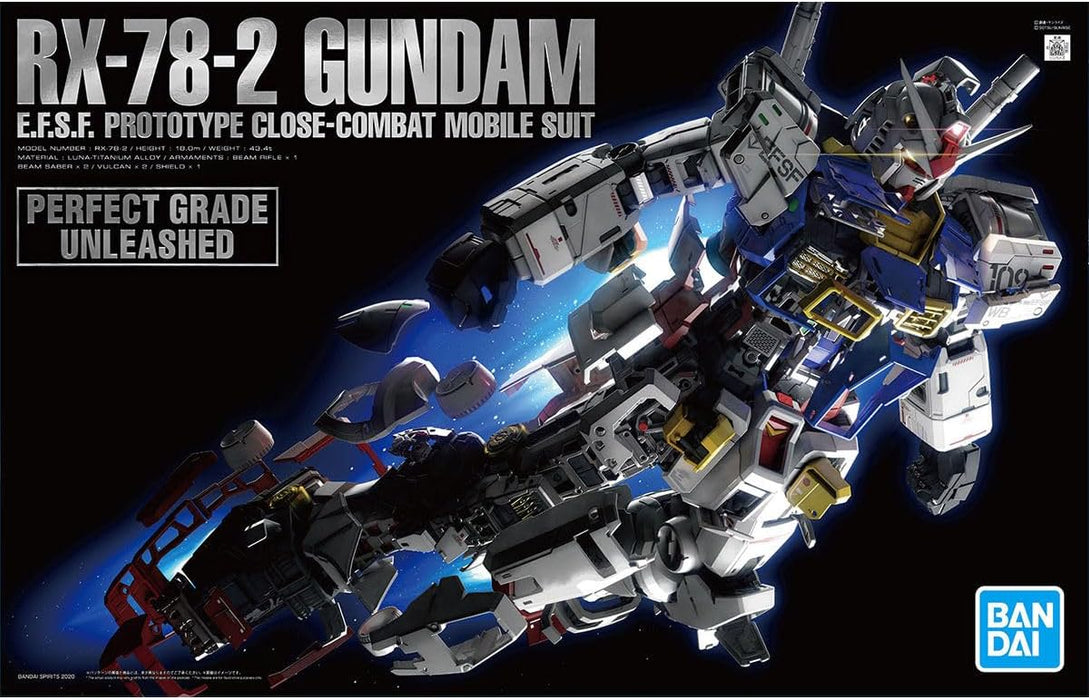 Bandai 1/60 PG Unleashed RX-78-2 Gundam "Mobile Suit Gundam" Model Kit