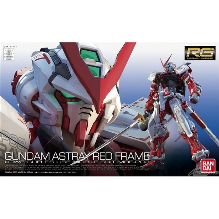 Bandai 1/144 RG #19 MBF-P02 Gundam Astray Red Frame "Gundam SEED" Model Kit
