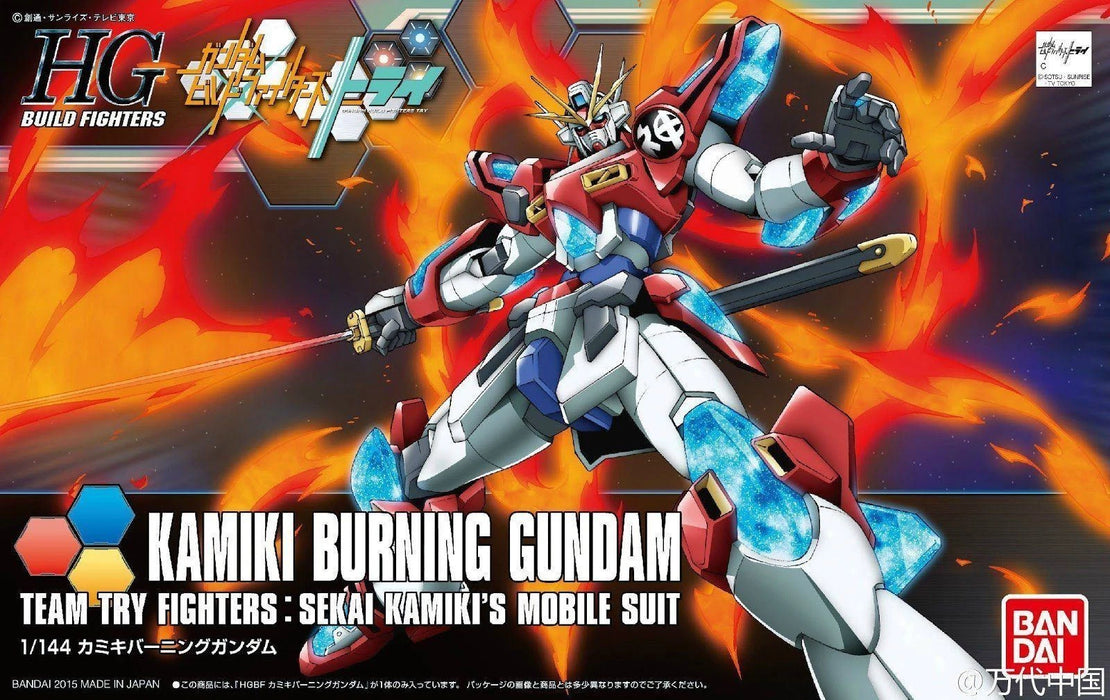 Bandai 1/144 HGBF #43 Kamiki Burning Gundam "Gundam Build Fighters Try" Model Kit