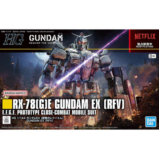 Bandai HGRV 1/144 Gundam EX "Requiem For Vengeance" Model Kit