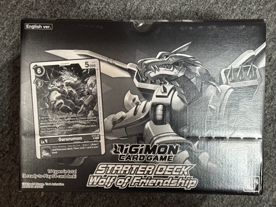 Digimon: Wolf of Friendship Starter Deck (Sealed Case, 8 Box)