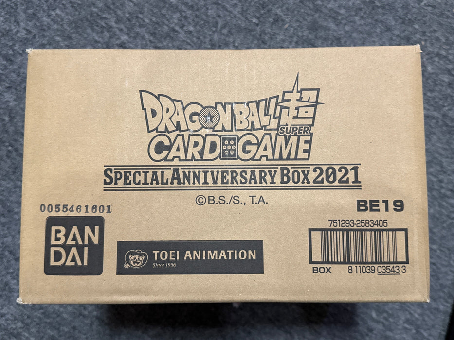 Dragon Ball Super: Special Anniversary Box 2021 BE19 (Sealed Case, 4 Box)