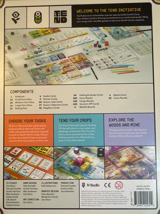 Tend + Kickstarter Extras