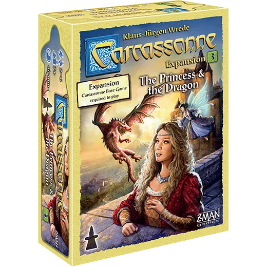 Carcassonne: Expansion 3 - Princess and The Dragon