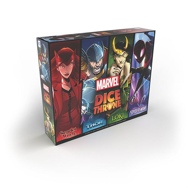 Dice Throne: Marvel 4-Hero Box - Scarlet Witch, Thor, Loki, Spider-Man