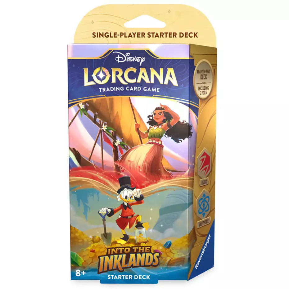 Disney Lorcana - Into the Inklands Starter Deck - Moana & Scrooge
