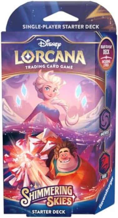 Disney Lorcana - Shimmering Skies Starter Deck - Elsa & Wreck-It Ralph