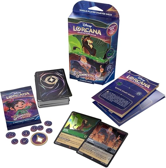 Disney Lorcana - Shimmering Skies Starter Deck - Scar & Kronk