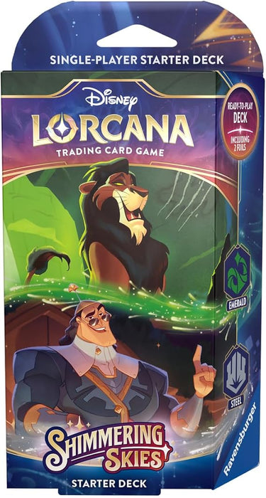 Disney Lorcana - Shimmering Skies Starter Deck - Scar & Kronk