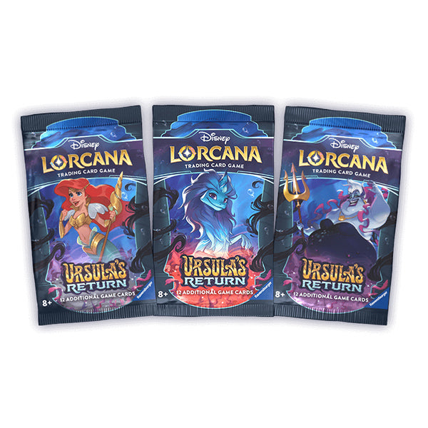 ursula's return booster box Ravensburger Disney Lorcana TCG: Pack 1ct Description Discover the enchanting world of Disney with the Takara Tomy Disney Lorcana Japanese Trading Card Game Ursula Booster Box Set 4: Ursula's Return Products