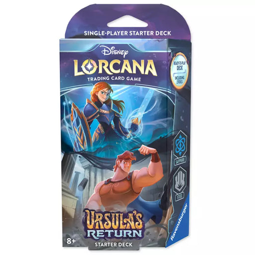 disney lorcana starter deck price Disney Lorcana Starter Deck Sapphire & Steel (Ursula's Return)