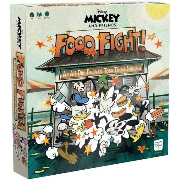 Disney Mickey and Friends Food Fight (Ding & Dent) [Moderate Damage]