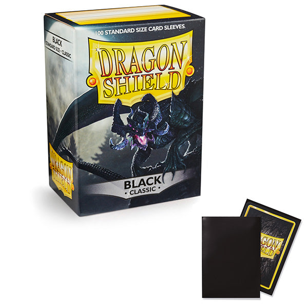 Dragon Shield Sleeves: Standard Classic - Black 100CT