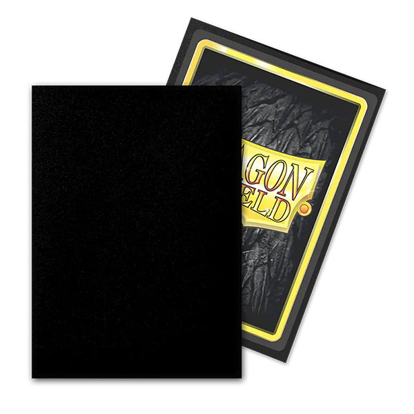 Dragon Shield Sleeves: Standard Matte Outer Sleeves - Black 100CT