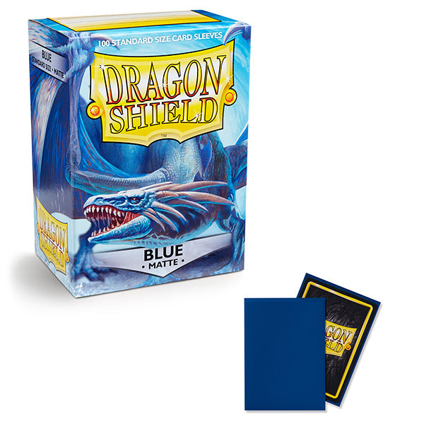 Dragon Shield Sleeves: Standard Matte - Blue 100CT