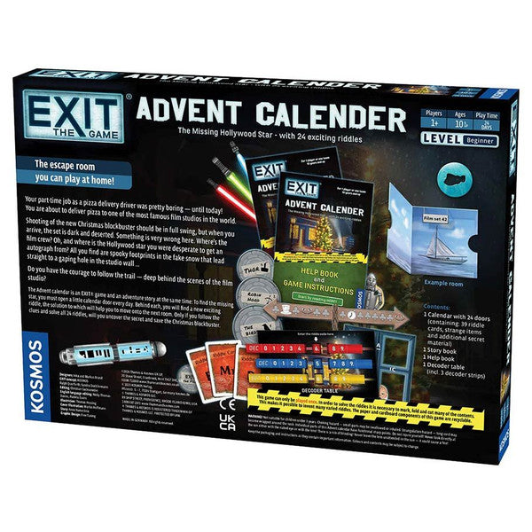 EXIT: Advent Calendar - The Missing Hollywood Star