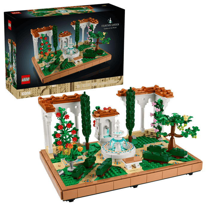 LEGO Icons Fountain Garden