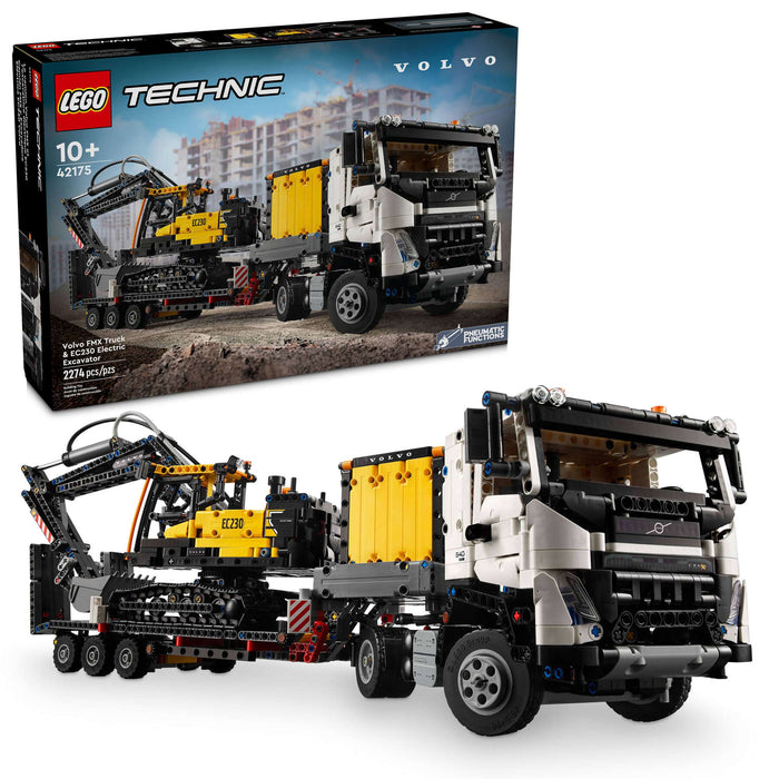 LEGO Technic Volvo FMX Truck and EC230 Electric Excavator