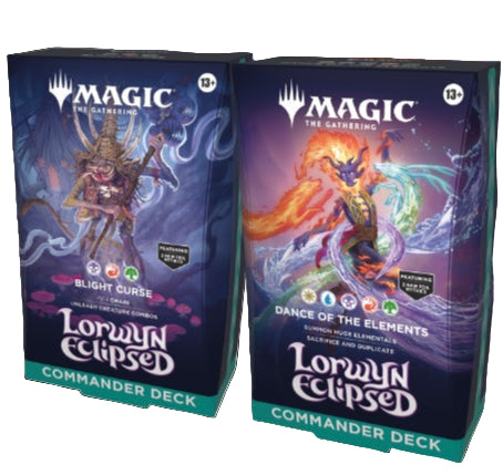 mtg 2019 commander decks Magic The Gathering Lorwyn Eclipsed Commander Decks