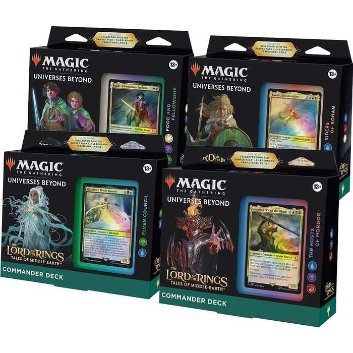 Magic: The Gathering - The Lord of the Rings: Tales of Middle-Earth Commander Decks (Set of 4)