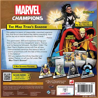 Marvel Champions: The Card Game - The Mad Titan's Shadow Expansion