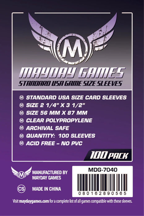 56mm x 87mm card sleeves 56mm X 87mm Standard American Board Game Sleeves 50ct - Gaming Accessories Sleeves/Deck Protectors Ultra Pro Sleeves
