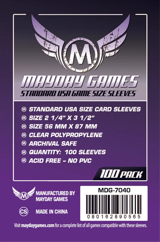 Standard USA Game Size Sleeves (56x87mm) Standard USA Game Size Sleeves (56x87mm)