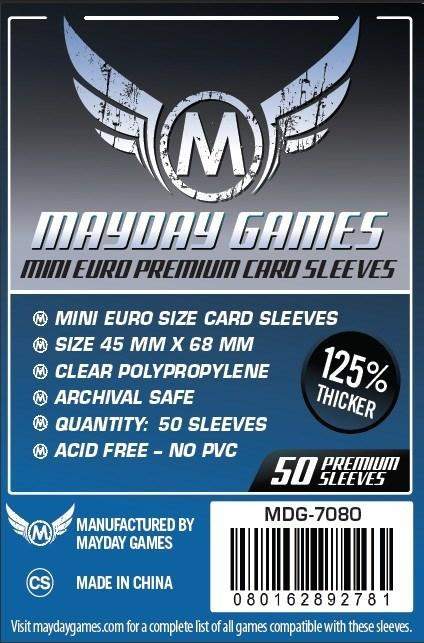 Mayday Premium Mini Euro Card Sleeves (50) Mayday Premium Mini Euro Card Sleeves (50)