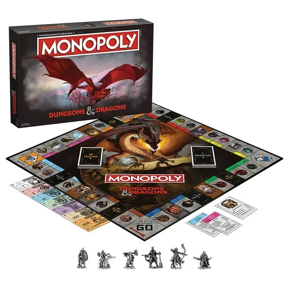 Monopoly: Dungeons and Dragons Edition (Ding & Dent) [Severe Damage]