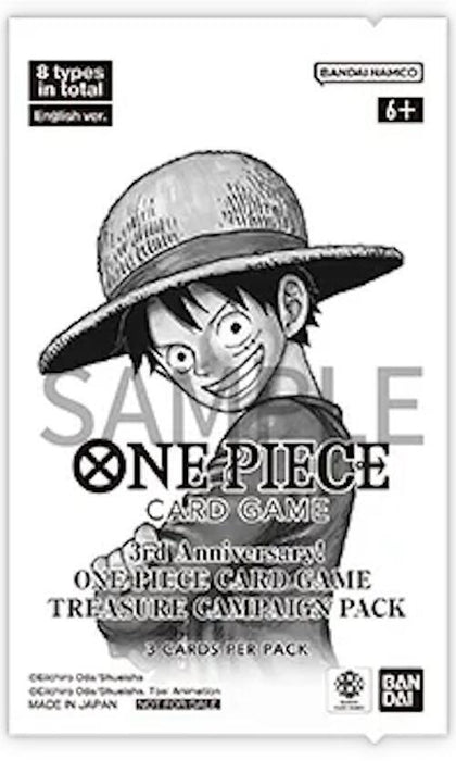 One Piece: 3rd Anniversary Treasure Campaign Pack