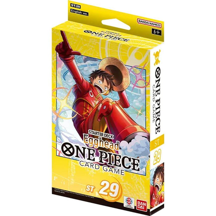 One Piece: Egghead Starter Deck (ST-29) BoardtopiaGames.com One Piece: Egghead Starter Deck (ST-29) BoardtopiaGames.com