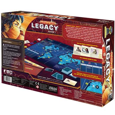 Pandemic: Legacy Season 1  (Red Edition)