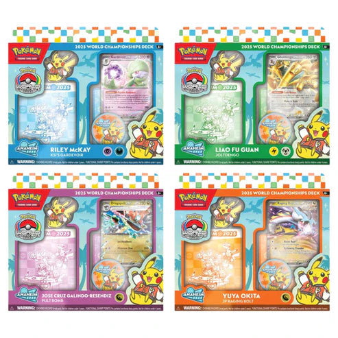 Pokemon: 2025 World Championship Deck (Set of 4)