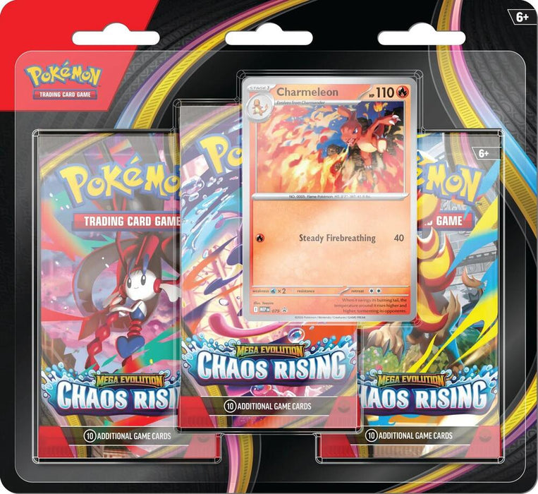 Pokemon: Mega Evolution 4 - Chaos Rising 3 Pack Blister
