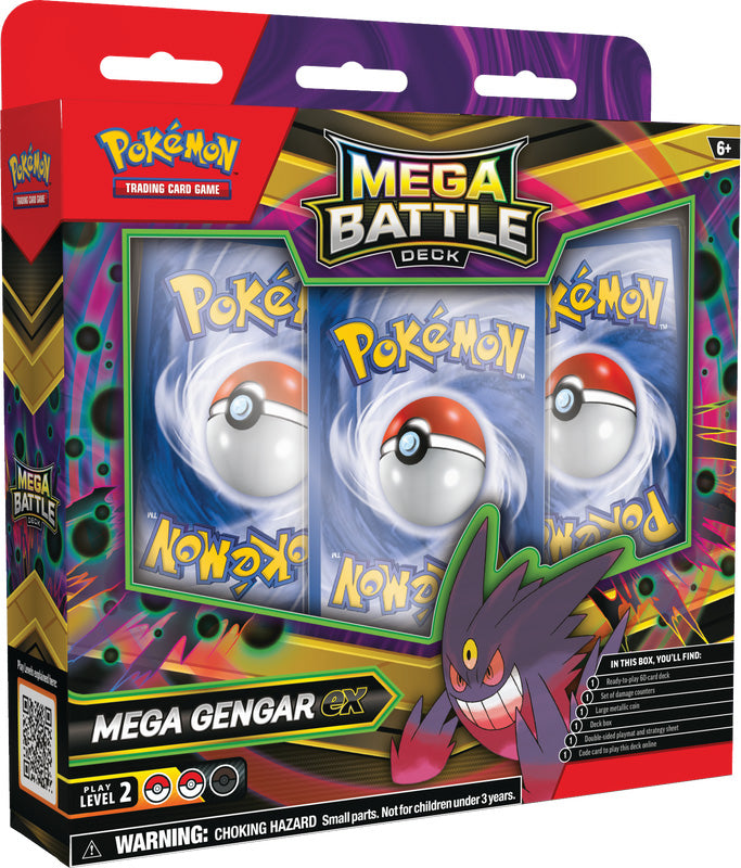 Pokemon: Mega Battle Deck - Mega Gengar & Diancie EX (Set of 2) BoardtopiaGames.com Pokemon: Mega Battle Deck - Mega Gengar & Diancie EX (Set of 2) BoardtopiaGames.com