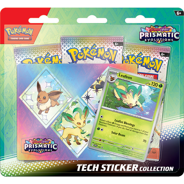 Pokemon: Scarlet & Violet 8.5 - Prismatic Evolutions Tech Sticker Collection (PRE-ORDER)