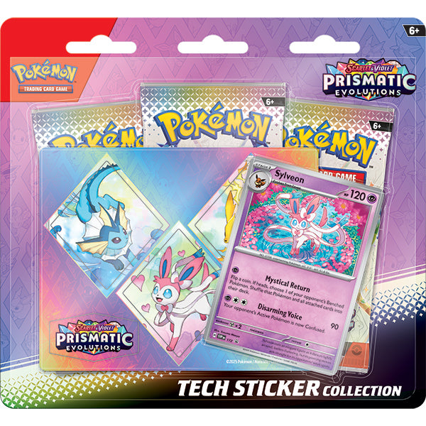 Pokemon: Scarlet & Violet 8.5 - Prismatic Evolutions Tech Sticker Collection (PRE-ORDER)